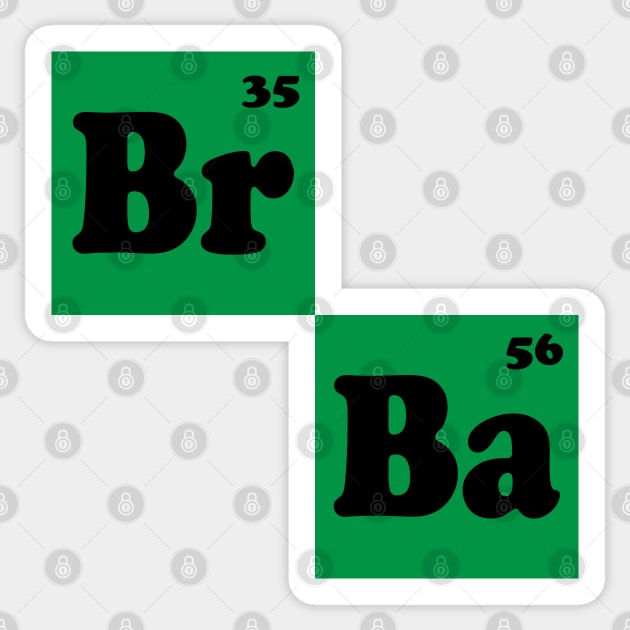 Br Ba Sticker by ScienceCorner